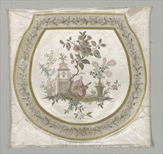 Upholstery for a Chair Seat, c. 1743-1774. Philippe de Lasalle (French, 1723-1805). Lampas weave,