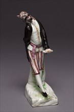Figure of Pantalone, c. 1755. Mennecy- Villeroy Factory (French). Soft-paste porcelain with enamel