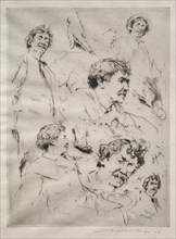 James MacNeill Whistler. Mortimer Menpes (British, 1860-1938). Drypoint