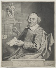 Vondel, 1657. Cornelis de Visscher (Dutch, 1628/29-1658). Engraving