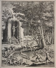 Cupids at Play. Possibly by Hieronymus Wierix (Flemish, 1553-1619). Engraving
