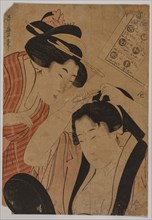No Title, 1753-1806. Kitagawa Utamaro (Japanese, 1753?-1806). Color woodblock print; sheet: 36.2 x