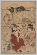 No Title, 1753-1806. Kitagawa Utamaro (Japanese, 1753?-1806). Color woodblock print; sheet: 38.2 x