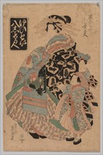 No Title, 1790-1848. Keisai Eisen (Japanese, 1790-1848). Color woodblock print; sheet: 38.2 x 24.8