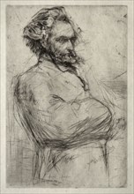 Drouet, 1859. James McNeill Whistler (American, 1834-1903). Drypoint