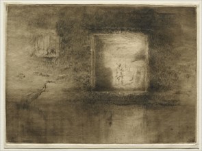 Nocturne:  Furnace, 1886. James McNeill Whistler (American, 1834-1903). Etching