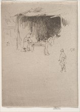 Booth at a Fair. James McNeill Whistler (American, 1834-1903). Etching