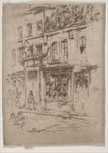 Rue du Buerre, Brussels. James McNeill Whistler (American, 1834-1903). Etching