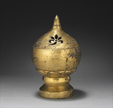 Censer, early 7th Century. China, Tang dynasty (618-907). Gilt bronze; overall: 23.8 x 14.3 cm (9