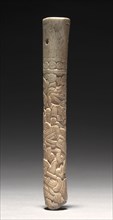 Carved Tube, c. 1200-1519. Mexico, Oaxaca, Mixtec, 13th-16th century. Bone; diameter: 2.6 cm (1 in
