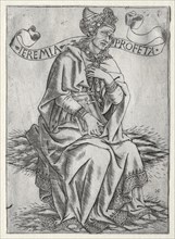 The Prophets:  Jeremiah, c. 1470-75. Baccio Baldini (Italian, c. 1436-1487). Engraving