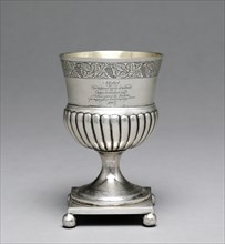 Silver Cup, 1809-1810. George Fenwick (Scottish). Silver; diameter of mouth: 10.8 cm (4 1/4 in.);