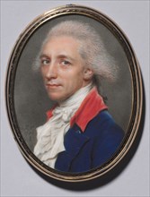 Portrait of a Man, 1786. John I Smart (British, 1741-1811). Watercolor on ivory in a gold frame;