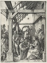 The Adoration of the Magi, 1511. Albrecht Dürer (German, 1471-1528). Woodcut