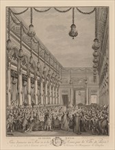 Le festin royal à l'Hôtel de Ville, le 21 janvier 1782. Jean-Michel the Younger Moreau (French,