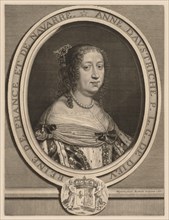 Anne of Austria, Queen of France, 1660. Robert Nanteuil (French, 1623-1678). Engraving