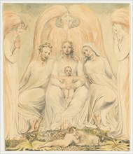 The Holy Family (also known as Christ in the Lap of Truth), c. 1805. William Blake (British,