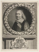 Henri-Auguste de Loménie Comte de Brienne, 1660. Robert Nanteuil (French, 1623-1678). Engraving