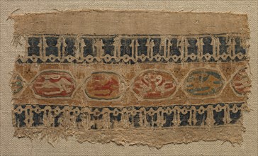 Fragment of a Tiraz-Style Textile, 1081 - 1094. Egypt, Fatimid period, Caliphate of al-Mustansir, c