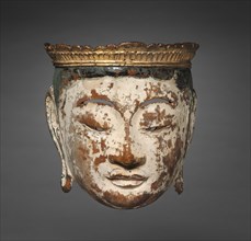 Processional Mask of a Bodhisattva: Gyodo Mask, late 1100s. Japan, late Heian Period (c. 900-1185).