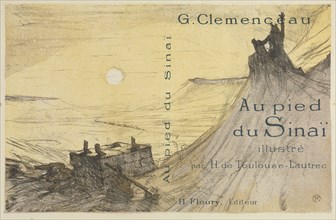 Au pied du Sinaï:  Couverture, 1898. Henri de Toulouse-Lautrec (French, 1864-1901). Lithograph