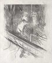 Au pied du Sinaï:  Le Baron Moïse, 1898. Henri de Toulouse-Lautrec (French, 1864-1901). Lithograph