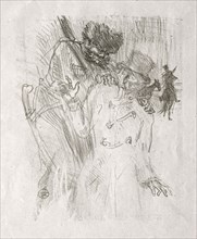 Au pied du Sinaï:  Arrestation de Schlomé Fuss, 1898. Henri de Toulouse-Lautrec (French, 1864-1901)