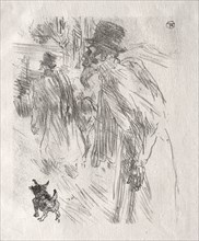 Au pied du Sinaï:  Les Juifs Polonais, Carlsbad, 1898. Henri de Toulouse-Lautrec (French,