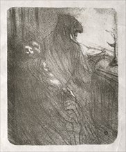 Au pied du Sinaï:  La Prière des Juifs Polonais, 1898. Henri de Toulouse-Lautrec (French,