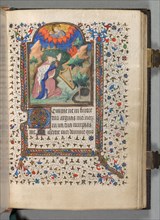 Book of Hours (Use of Paris): Fol. 77r, David, c. 1420. Possibly studio or workshop of The Bedford