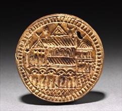 Mold for a Eulogia (Blessing) Bread, 600s-900s. Byzantium, Palestine, Byzantine period, 7th-10th