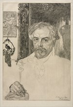Edmond de Goncourt, 1882. Félix Bracquemond (French, 1833-1914). Etching with drypoint; sheet: 54.7