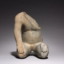 Kneeling Figure, c. 1200-600 BC. Mexico, Guerrero, Olmec, 1200-300 BC. Stone; overall: 26.3 x 20 x