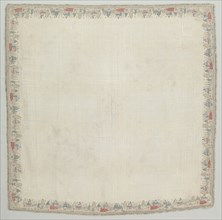 Table Cloth, c. 1775-1825. Turkey, Late 18th- Early 19th century. Metallic embroidery on cotton;