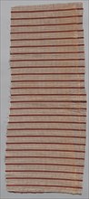 Roller Printed Cotton Textile, 19th century. America, 19th century. Plain cloth, roller printed: