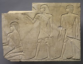 Priests Performing Funeral Rites, c. 667-647 BC. Egypt, Thebes, Late Period, Late Dynasty 25 to