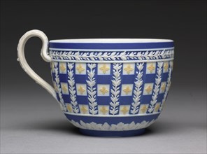 Cup, c. 1784. Wedgwood Factory (British). Jasper ware with relief decoration; diameter: 8.6 cm (3