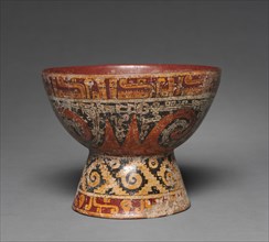 Pedestal Bowl, c. 900-1519. Mexico, Cholula?, Mixteca-Puebla Style, 10th-16th century. Earthenware