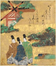 The Beach at Sumiyoshi from the "Tales of Ise" ("Ise Monogatari"), 1600-1640. Tawaraya Sotatsu