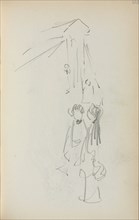 Italian Sketchbook: Figures (page 128), 1898-1899. Maurice Prendergast (American, 1858-1924).
