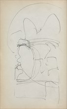 Italian Sketchbook: Abstract Sketch (page 5), 1898-1899. Maurice Prendergast (American, 1858-1924).