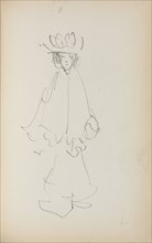Italian Sketchbook: Standing Woman (page 147), 1898-1899. Maurice Prendergast (American, 1858-1924)