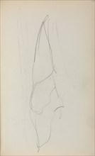 Italian Sketchbook; Sail (page 70), 1898-1899. Maurice Prendergast (American, 1858-1924). Pencil;