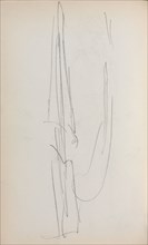 Italian Sketchbook: Sail (page 71), 1898-1899. Maurice Prendergast (American, 1858-1924). Pencil;