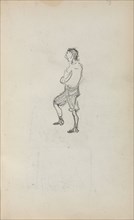 Italian Sketchbook: Standing Boy (page 245), 1898-1899. Maurice Prendergast (American, 1858-1924).