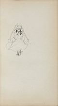 Italian Sketchbook: Standing Girl (page 257), 1898-1899. Maurice Prendergast (American, 1858-1924).