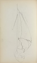 Italian Sketchbook: Sail (page 73), 1898-1899. Maurice Prendergast (American, 1858-1924). Pencil;