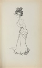 Italian Sketchbook: Standing Woman (page 167), 1898-1899. Maurice Prendergast (American, 1858-1924)