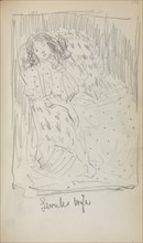 Italian Sketchbook: Levuk's Wife (page 170), 1898-1899. Maurice Prendergast (American, 1858-1924).
