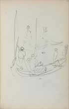 Italian Sketchbook: Gondola (page 40), 1898-1899. Maurice Prendergast (American, 1858-1924).